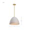 Nuvo Collins - 14 Inch Pendant - with White Ceramic 60/8003 - alternate 3